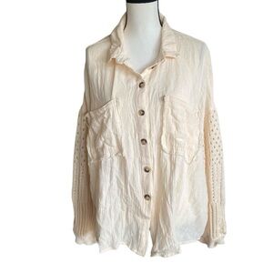 Pink Lily XL Gauze Shirt